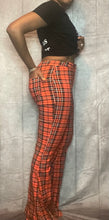 Load image into Gallery viewer, Plaid Flare Pants
