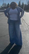 Load image into Gallery viewer, Chambray Wide Leg Pants (W)
